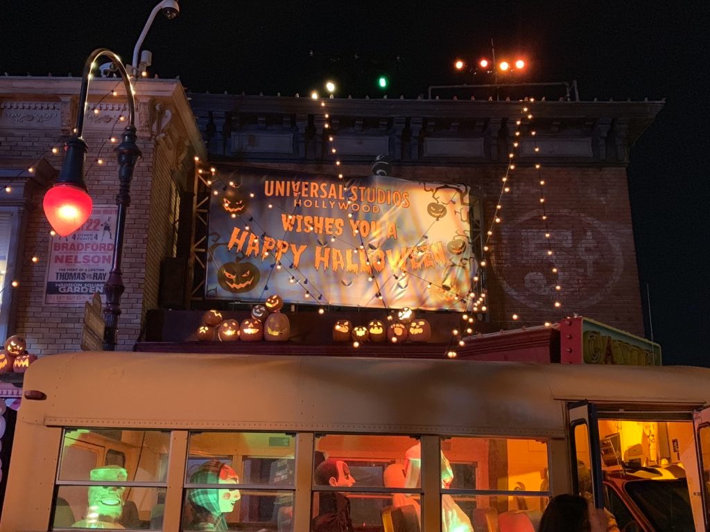 Decorazioni di Halloween agli Universal Studios